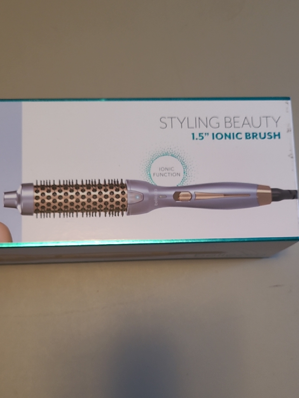 NIB - Bellezza Styling Beauty 1.5" Ionic Curling Brush. - Picture 3 of 5